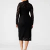 Vivienne Lace Dress Black