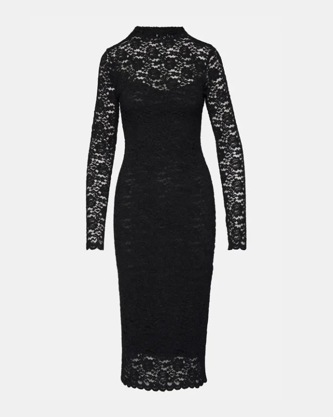 Vivienne Lace Dress Black