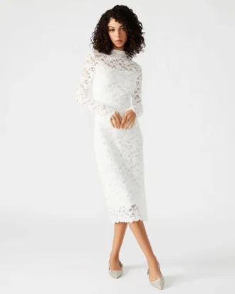 Vivienne Lace Dress Ivory